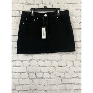 Gianni Bini Denim Short Shorts Size‎ 6 Black